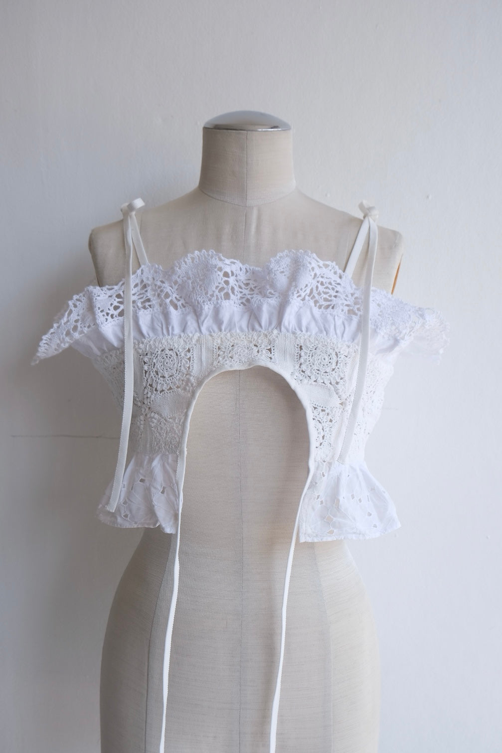 【お気に入り】 4way lace vintage MALION – camisole トップス