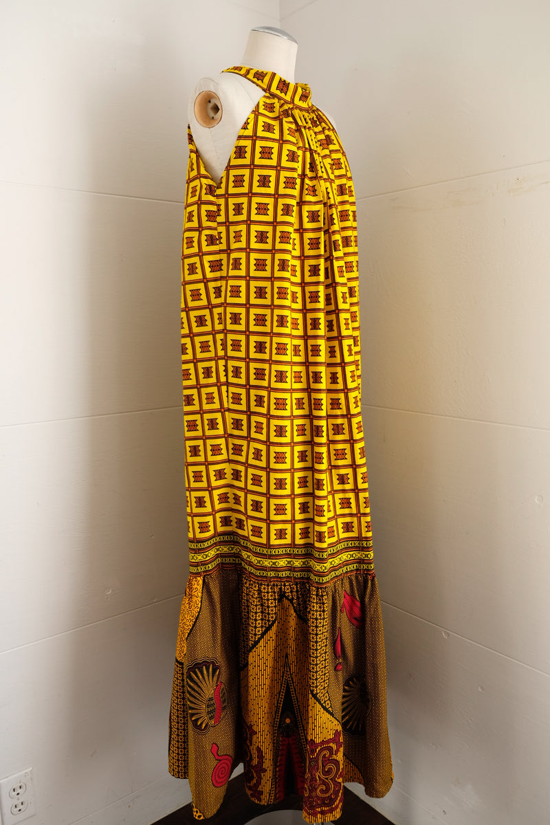 african batik dress
