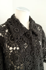 crochet lace shirt A