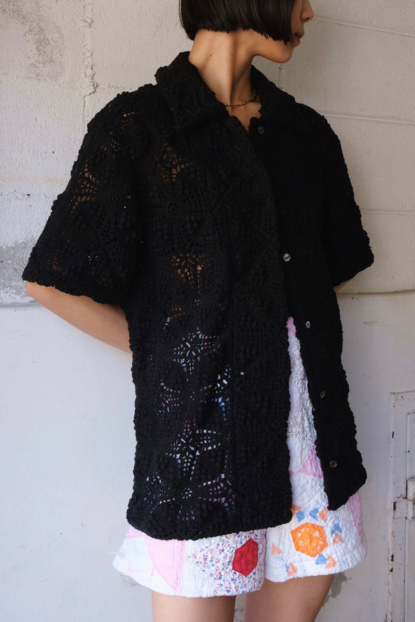 crochet lace shirt B