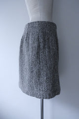 tweed mini skirt