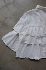 frill sleeve blouse