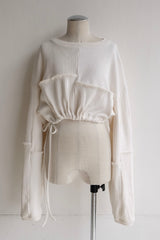 cropped jersey top