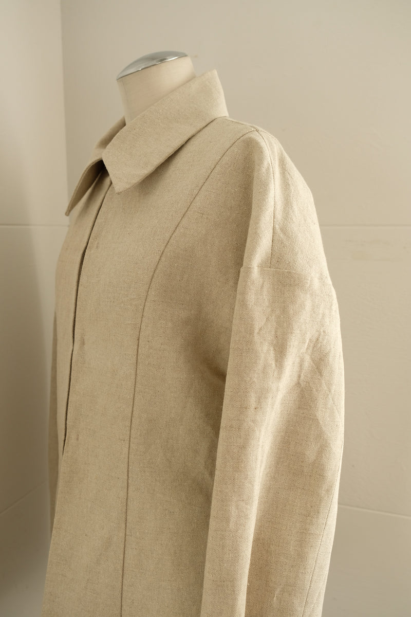 linen patchwork jacket