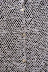 glitter knit vest