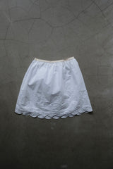 cotton mini  skirt