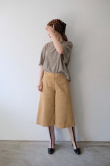 corduroy half pants
