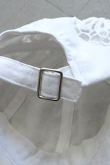 cutwork lace cap