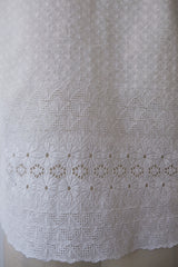 cutwork no sleeve tops
