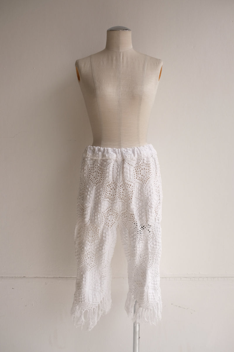 crochet lace half pants