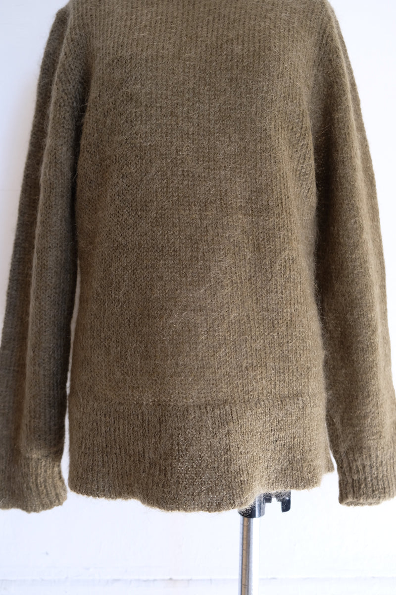 mohair turtleneck knit