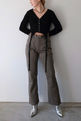 houndstooth pattern pants