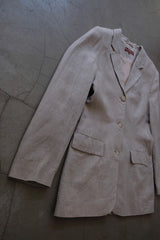 linen tailored jacket