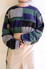 cropped jersey top