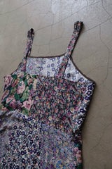 flower rayon long dress