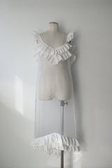 silk organdy lace dress
