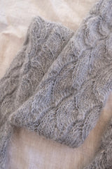 mohair knee-high socks