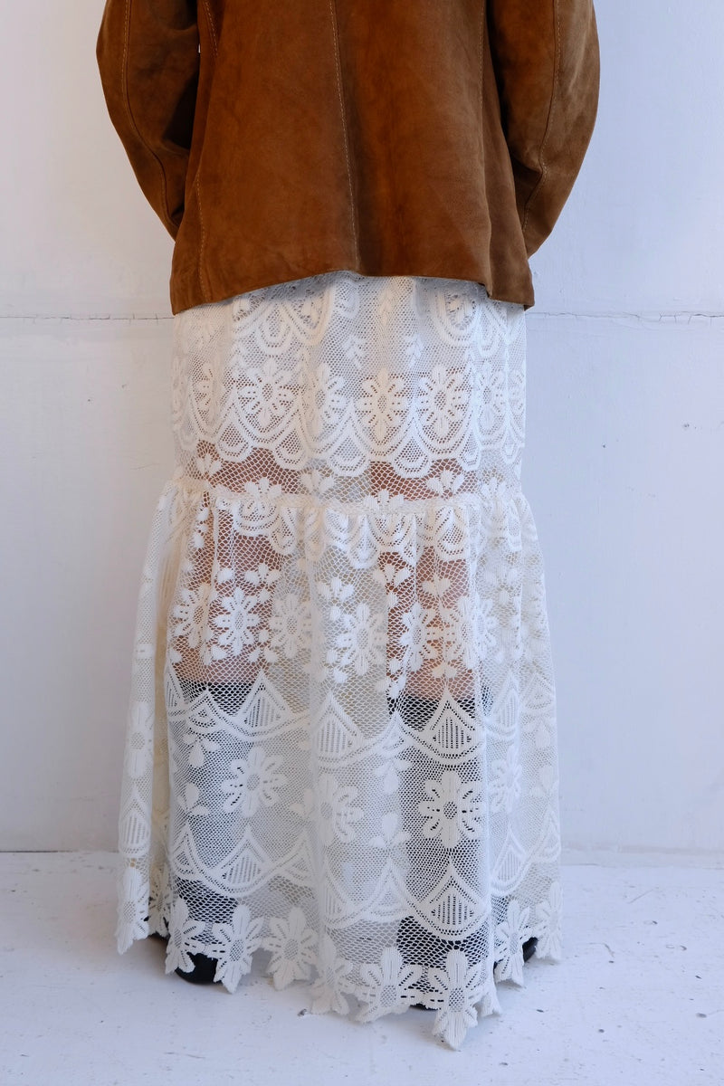 lace long skirt