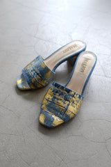 denim sandal