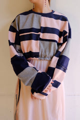cropped jersey top