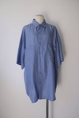 half sleeve silk shirt