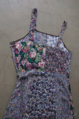 flower rayon long dress