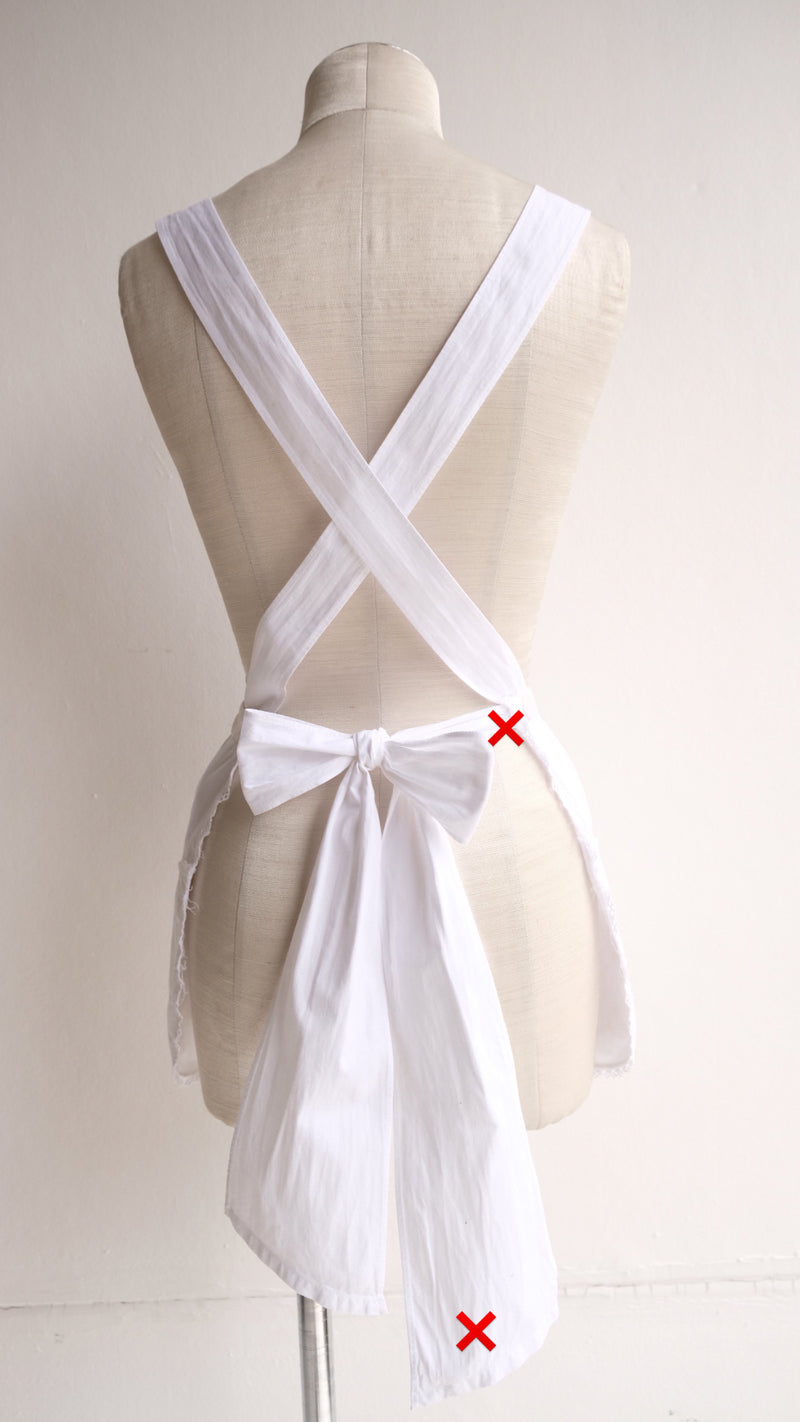 euro cotton apron dress