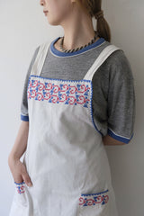 euro cotton apron dress