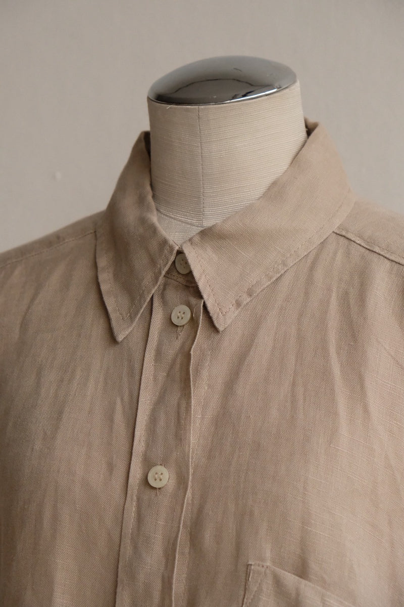 long sleeve linen shirt