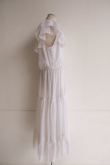 frill tiered long dress