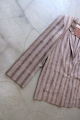 stripe tailored jacket