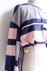 cropped jersey top