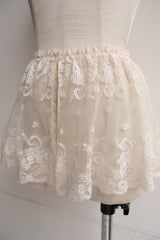 lace layered skirt