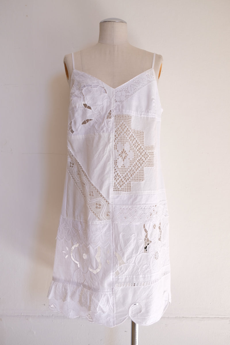cutwork lace camisole dress