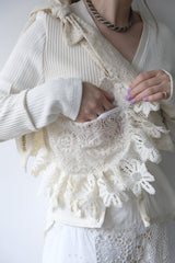 lace mini apron