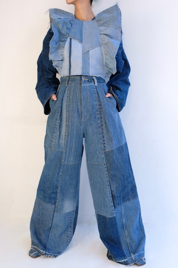 tuck wide pants