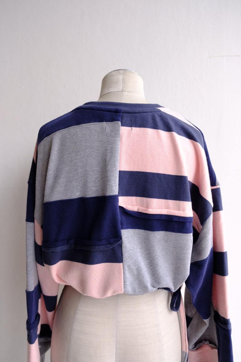 cropped jersey top