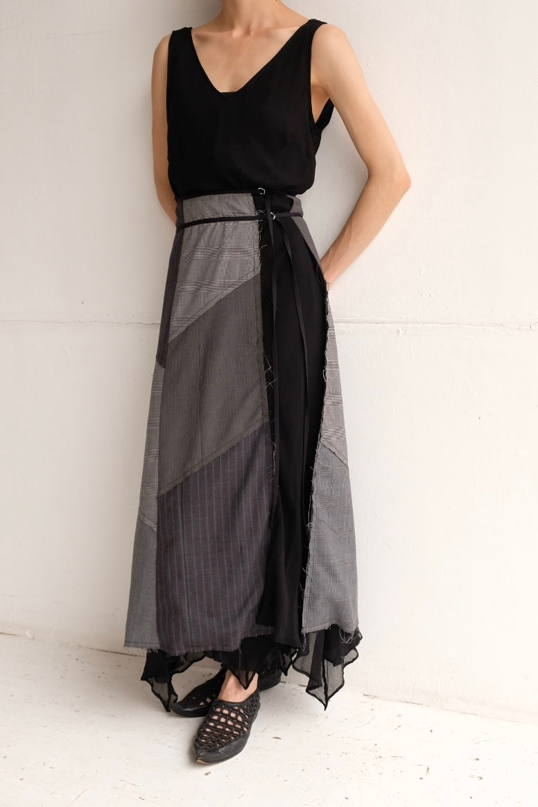 summer suit wrap skirt
