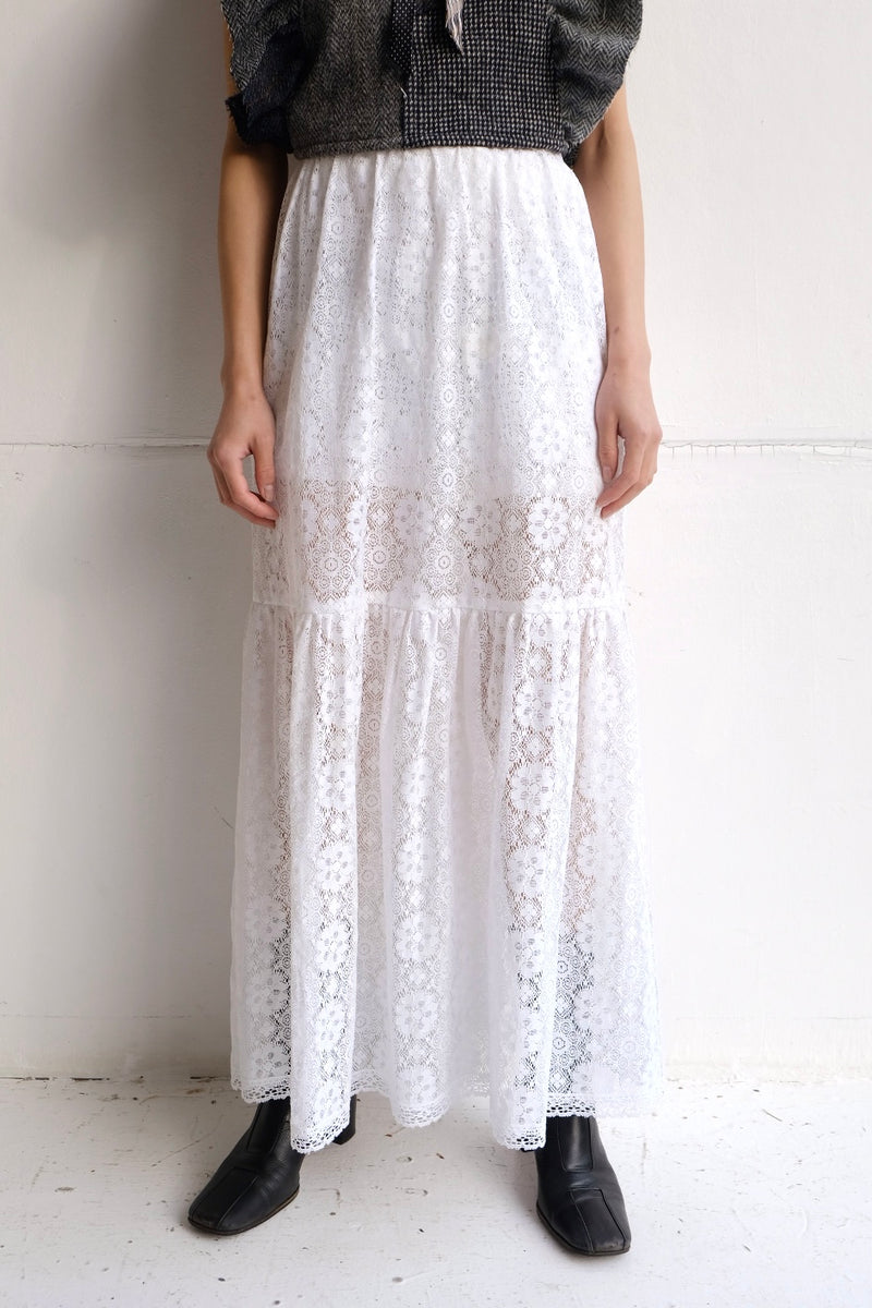 lace long skirt