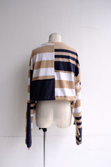cropped jersey top
