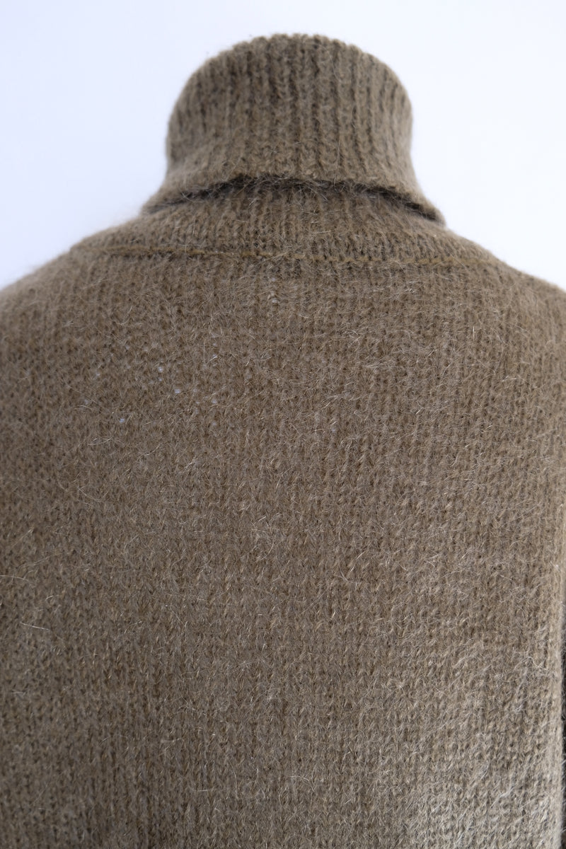 mohair turtleneck knit