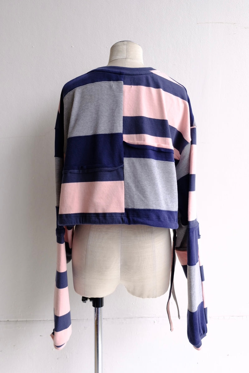 cropped jersey top