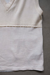 military rib patchwork vest