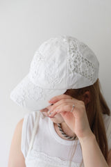 cutwork lace cap