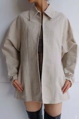 linen patchwork jacket