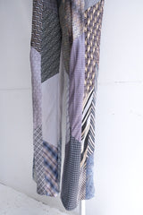 tie patchwork easy pants