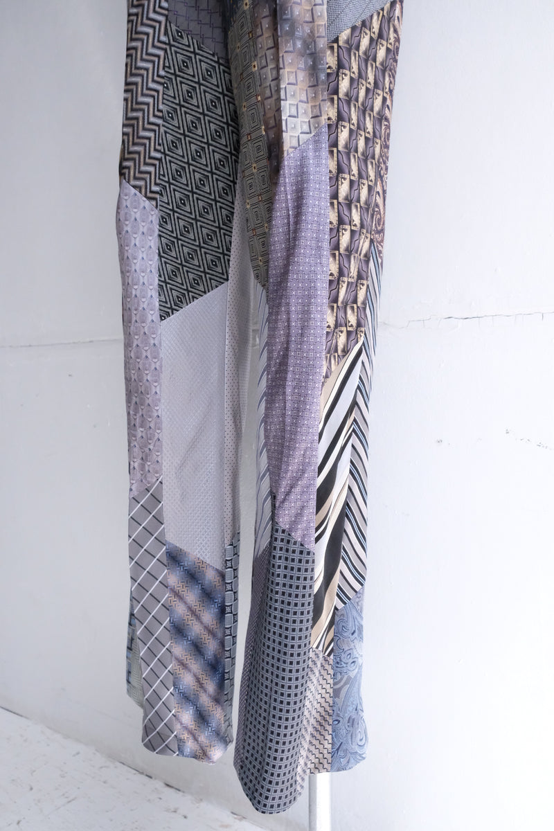 tie patchwork easy pants