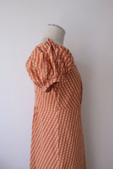 puff sleeve flower dress