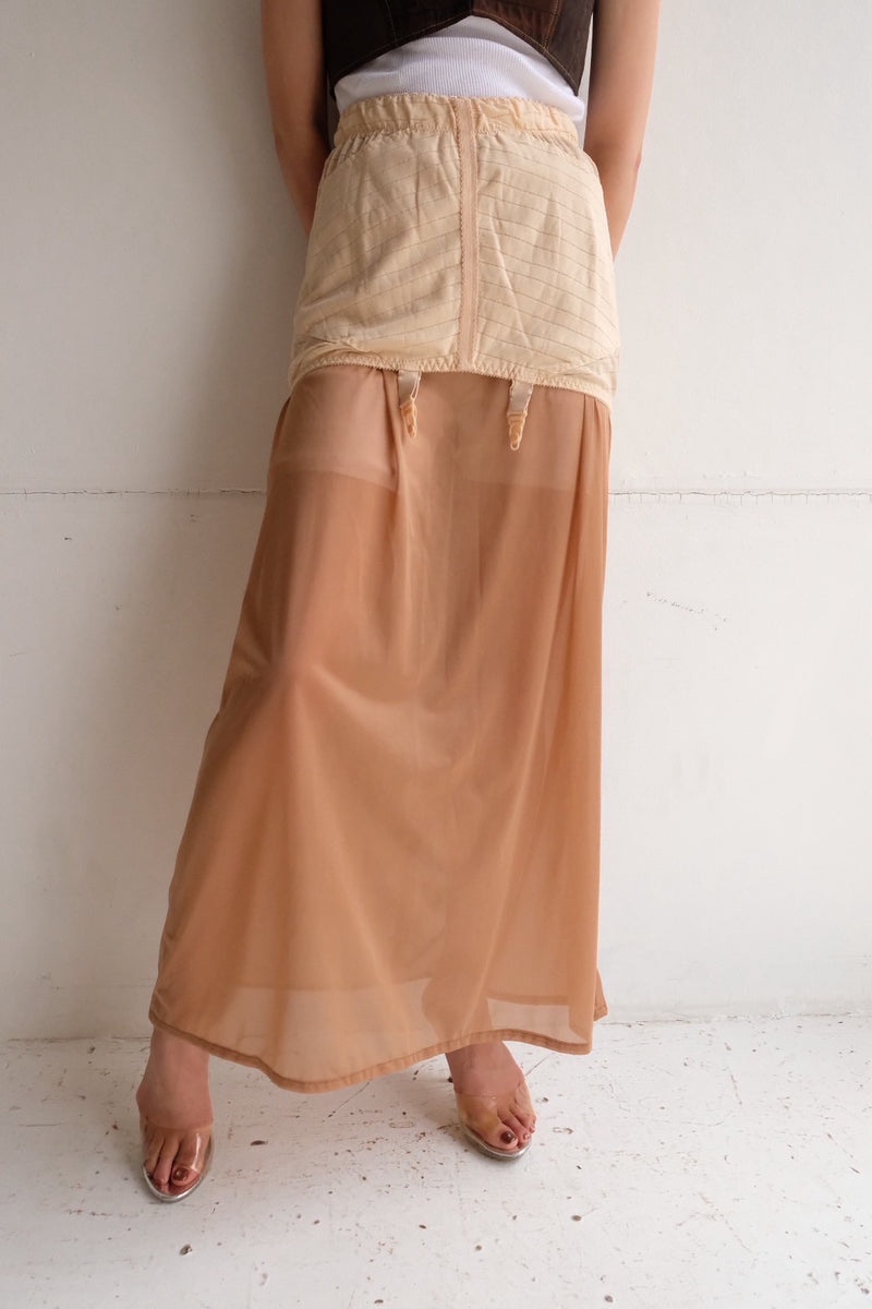 euro slip long skirt