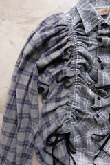 check shirring shirt